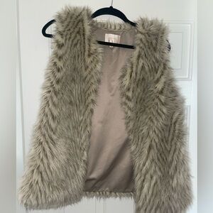 Skies Are Blue Faux Fur Vest
